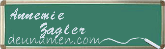 Annemie Zagler Visitenkarte